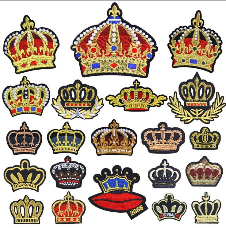 Sewing Id - Nouveauté 10 pièces couronne brodée Patch