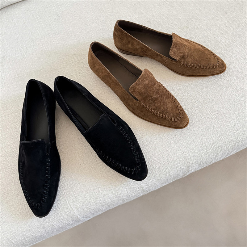 Sewing New - Nouvelles chaussures pour femmes en daim