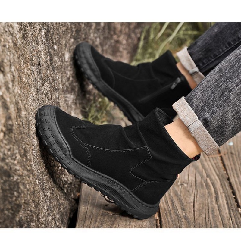 Sewing Nylon - Chaussures de randonnée montantes pour hommes,