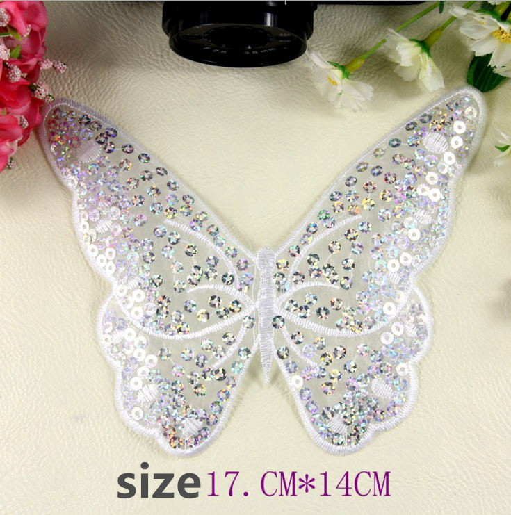 Sewing Id - Patch à paillettes en Organza brodé