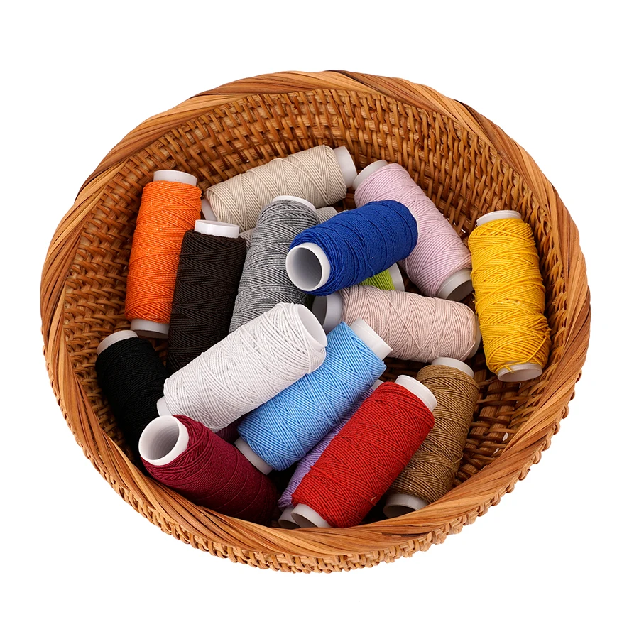Sewing Machine Yarn - Fil élastique Ultra-fin 18 couleurs 0.6mm,