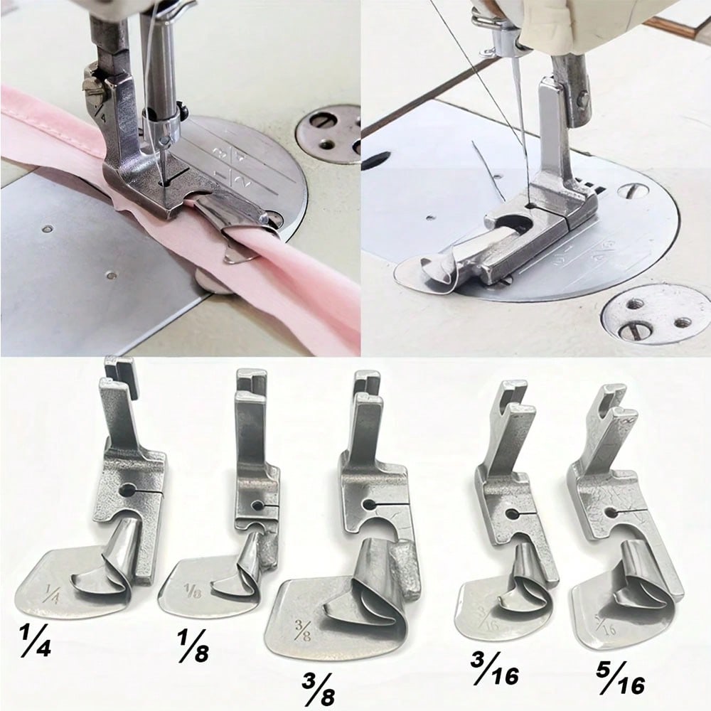 Textile Sewing Machines - 1 pièce Pied presseur courbé pour