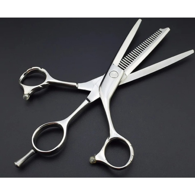 Pinking Shear Blade - Ciseaux de coupe de cheveux professionnels