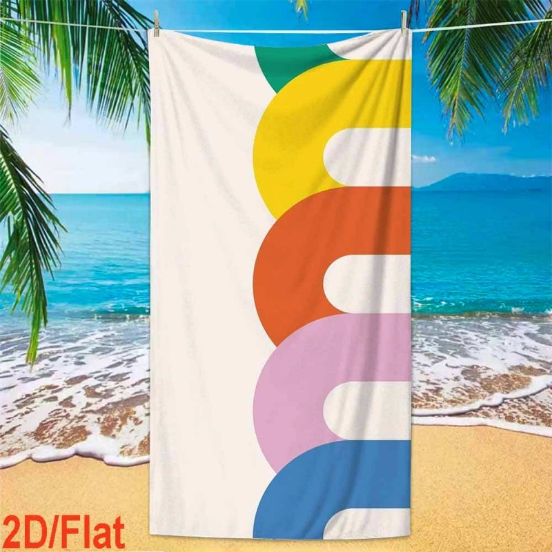 Century Textile & Sewing Supply - Serviette de plage en microfibre à