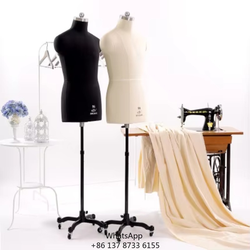 Dress Form Mannequin - Mannequin de couture demi-corps masculin pour