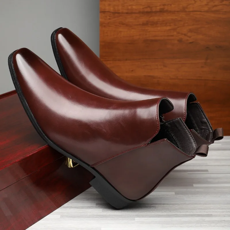 Sewing Nylon - Nouvelles bottes pour hommes classiques Chelsea