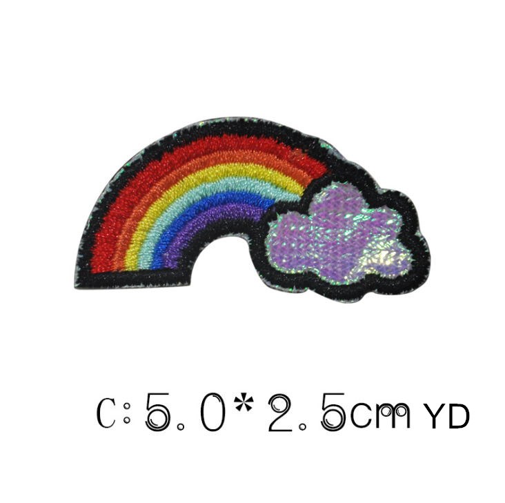 Patch brodé arc-en-ciel, 10 pi - Sewing Id avis et prix