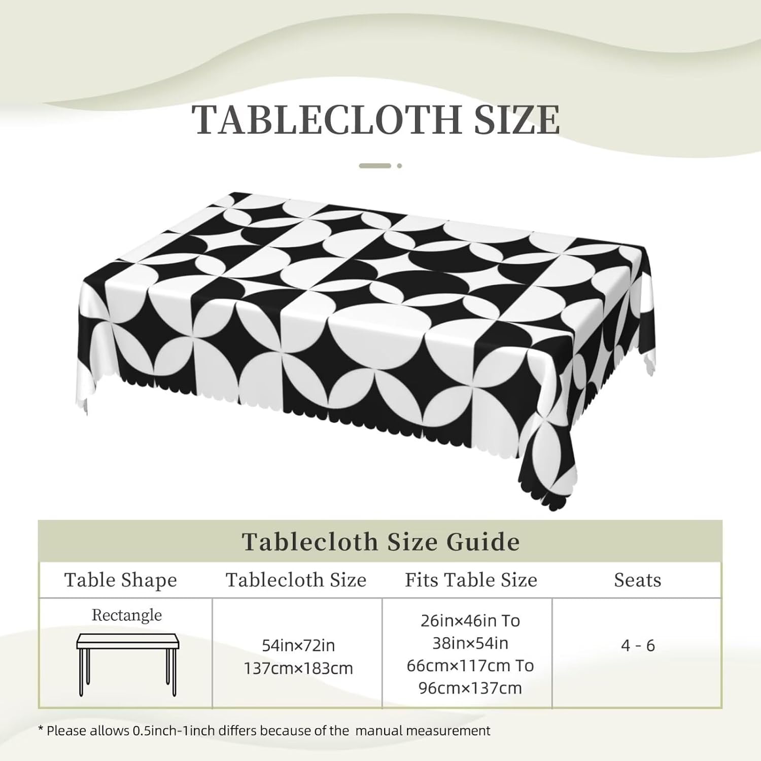 Nappe minimaliste de style mod - Century Textile & Sewing Supply avis et prix