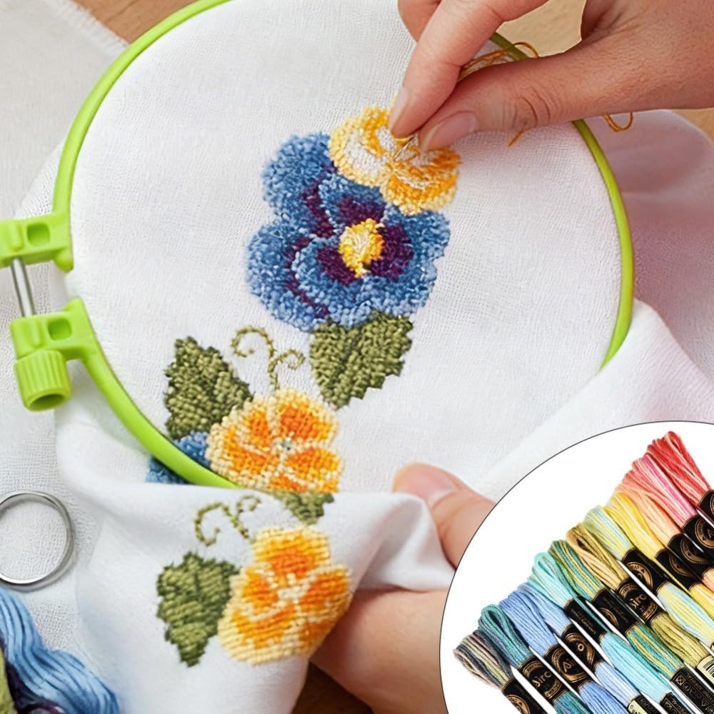 12 écheveaux de fil à broder e - Embroidery Floss Thread avis et prix