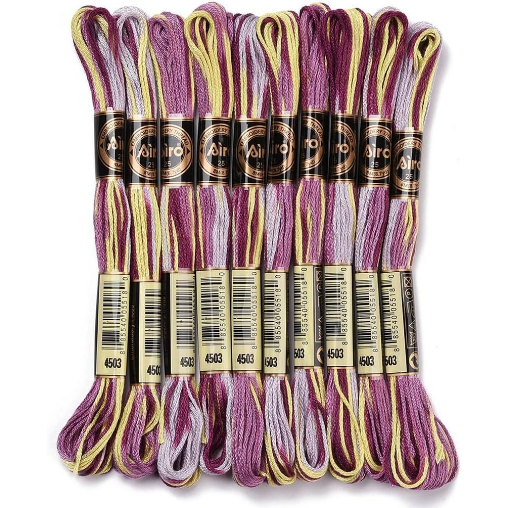 Fil à broder panaché violet, 6 - Embroidery Floss Thread avis et prix