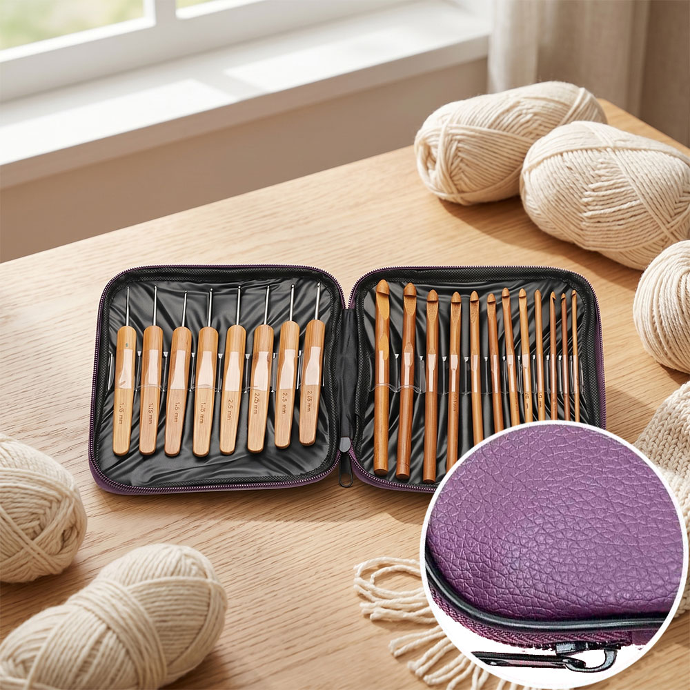 Ensemble de 74 crochets en bam - Sewing Necessities avis et prix