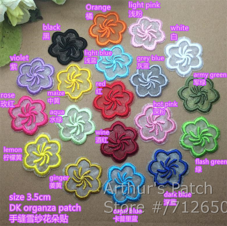Nouveauté 10 pièces fleur brod - Sewing Id avis et prix