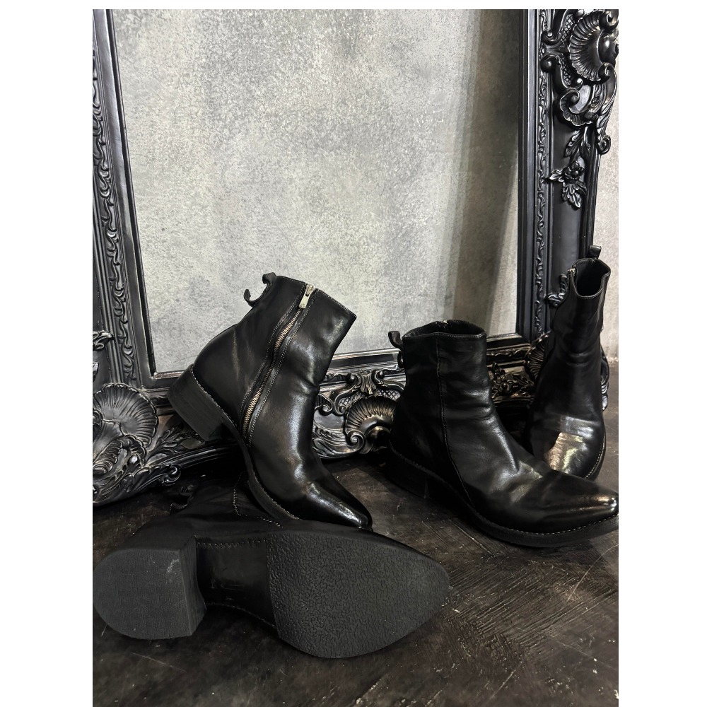 Bottes de moto en cuir véritab - Sewing Zipper avis et prix