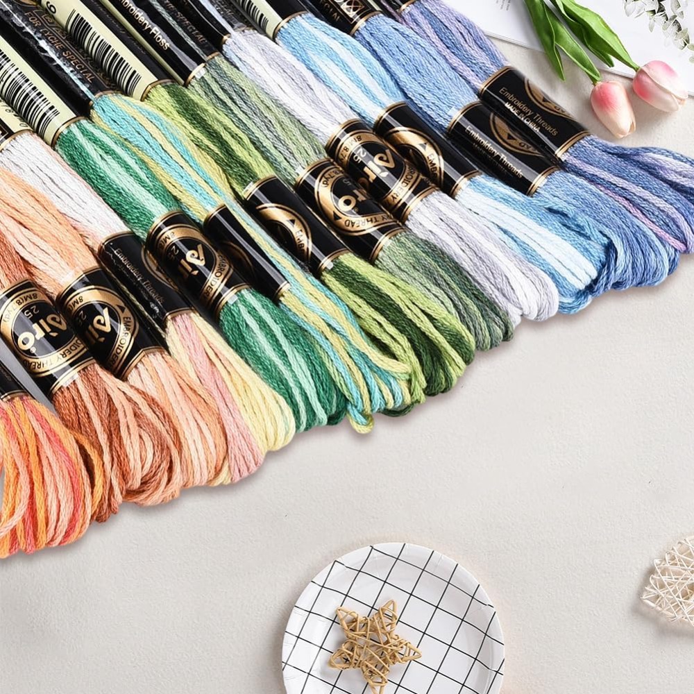 12 écheveaux de fil à broder e - Embroidery Floss Thread avis et prix