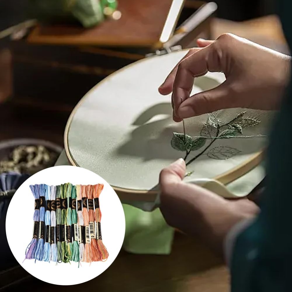 12 écheveaux de fil à broder e - Embroidery Floss Thread avis et prix