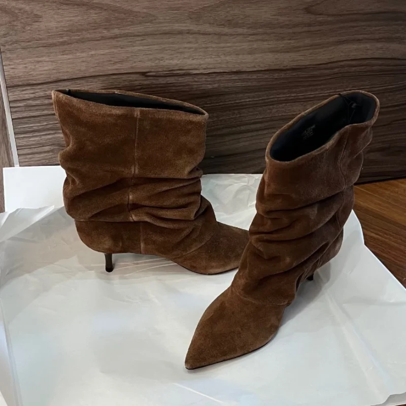 Bottines de luxe mi-mollet pou - Sewing Nylon avis et prix