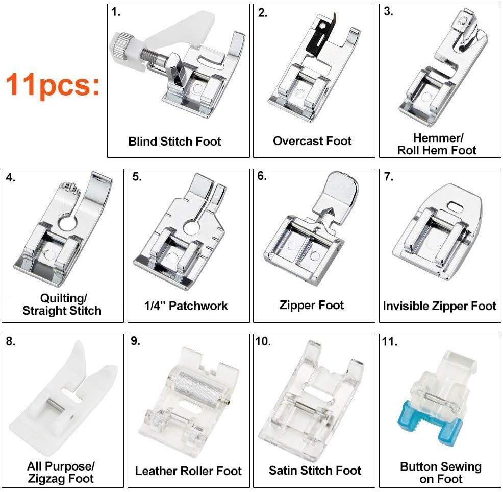 Kit de 11 pieds presseurs - Ki - Textile Sewing Machines avis et prix