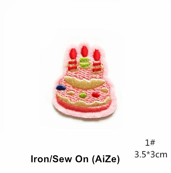 Patch brodé gâteau aux fruits, - Sewing Id avis et prix