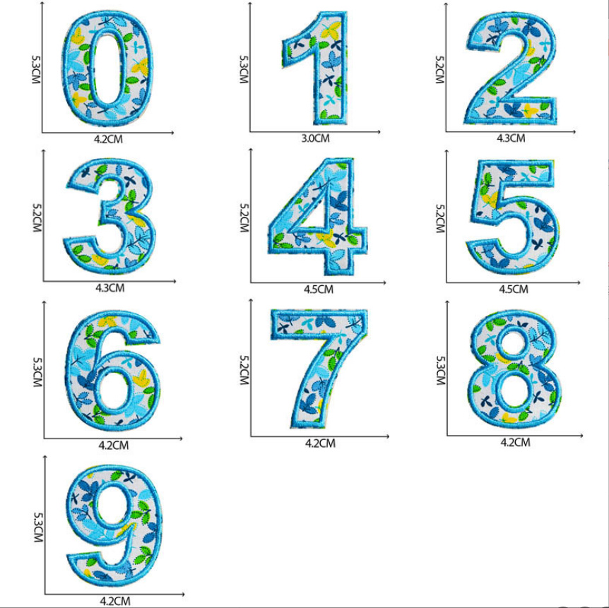 Patchs brodés de l'alphabet et - Sewing Id avis et prix