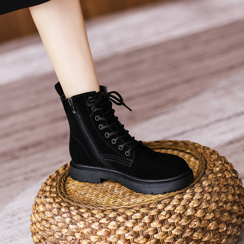 Bottines de combat en daim mar - Sewing Nylon avis et prix