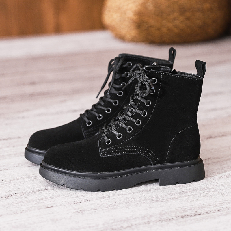Bottines de combat en daim mar - Sewing Nylon avis et prix