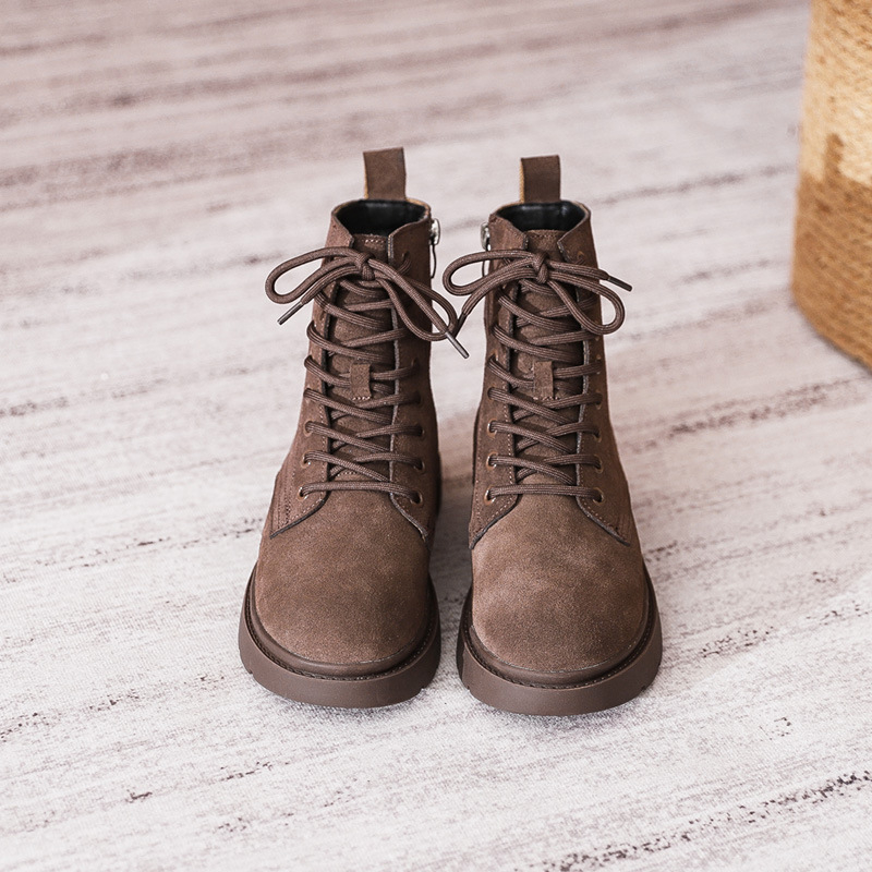 Bottines de combat en daim mar - Sewing Nylon avis et prix