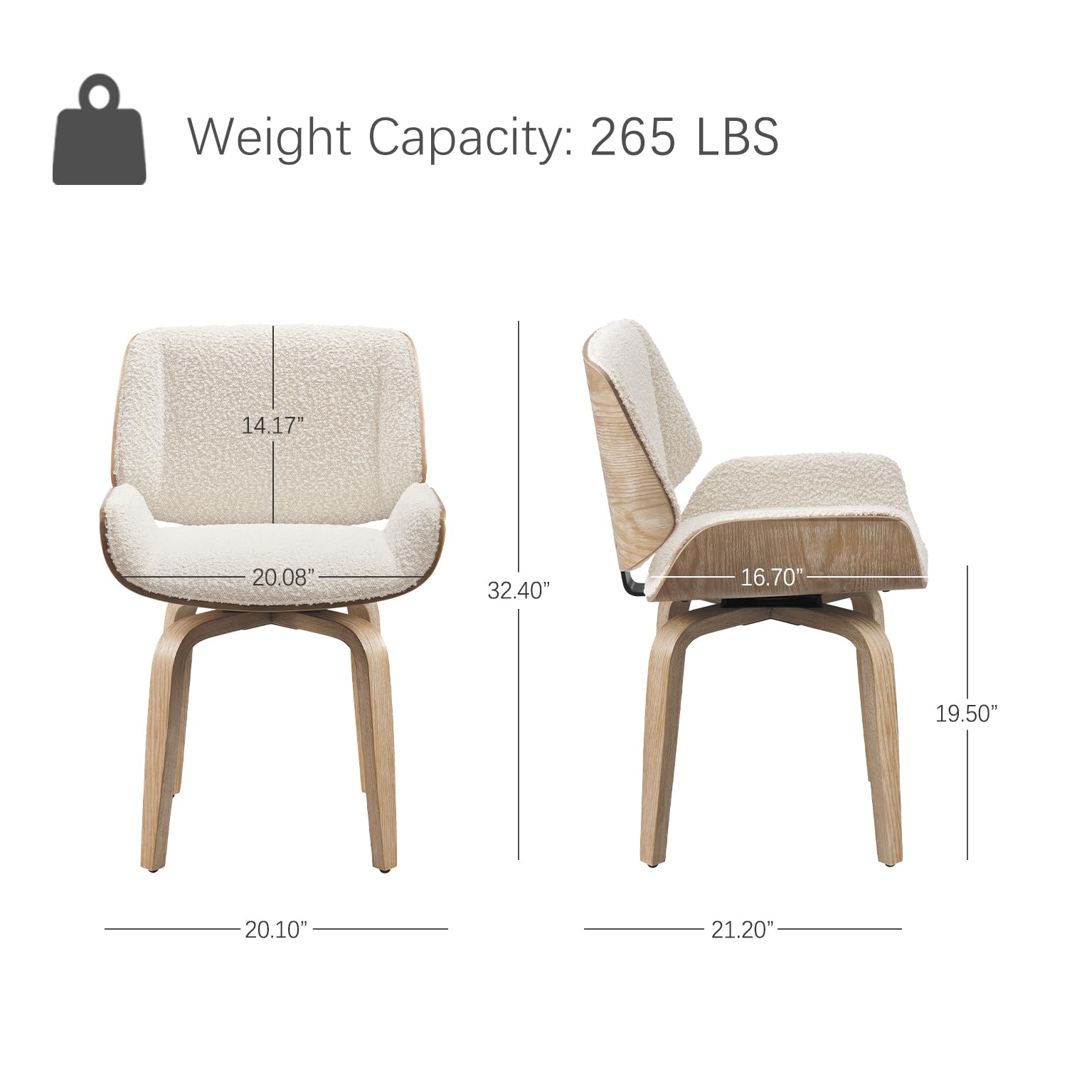 Chaise de salle à manger pivot - Century Textile & Sewing Supply avis et prix