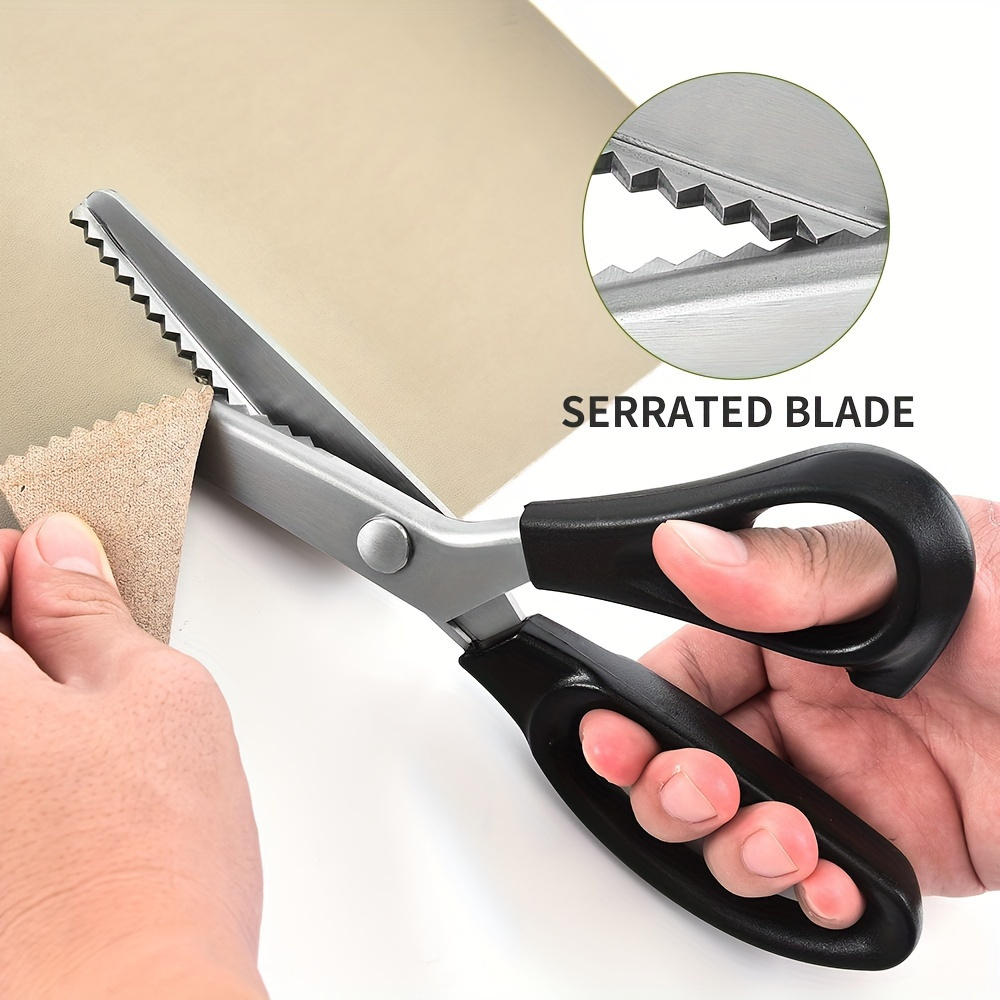 Ciseaux à cirage professionnel - Pinking Shear Blade avis et prix