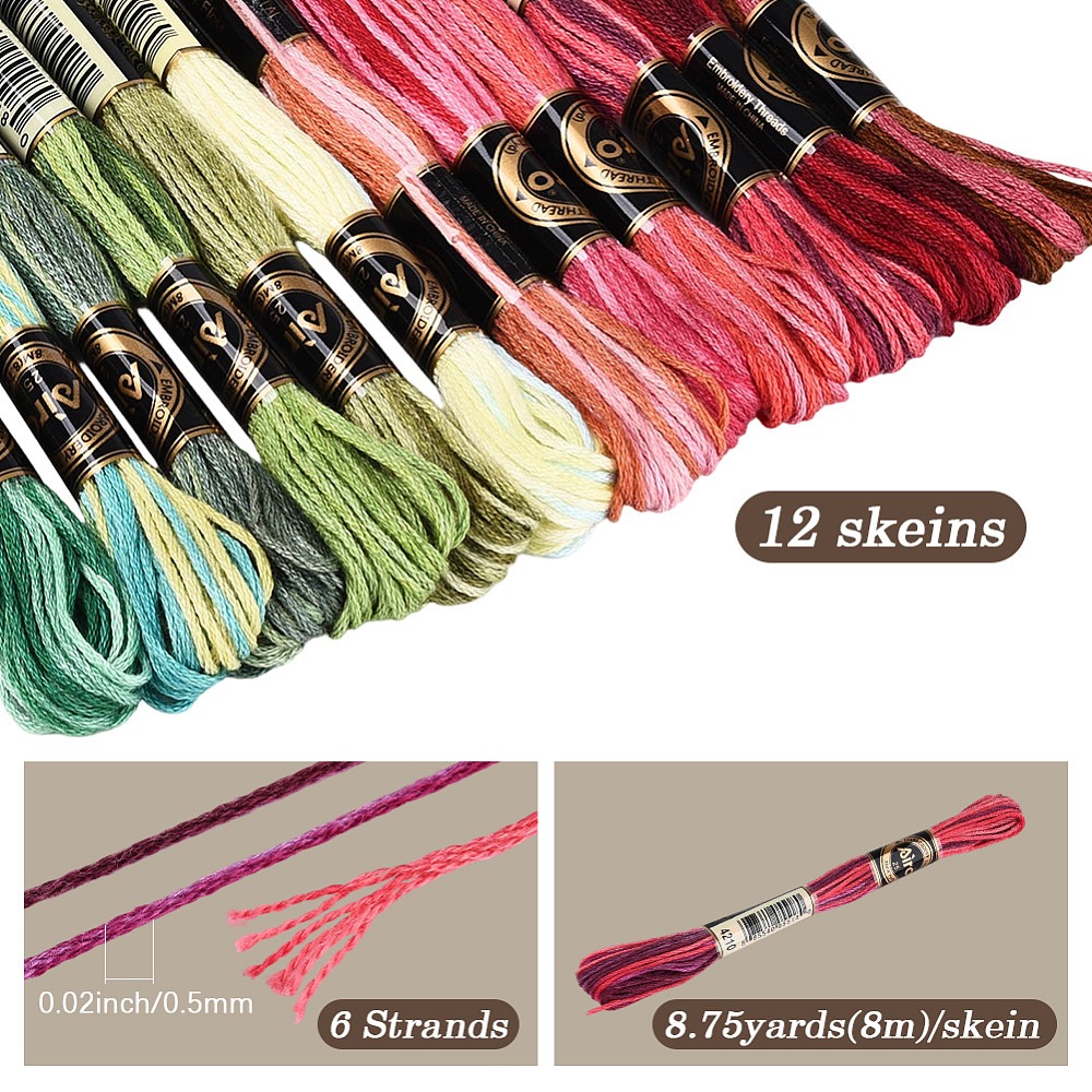 Fil à broder 6 brins de 105 ya - Embroidery Floss Thread avis et prix